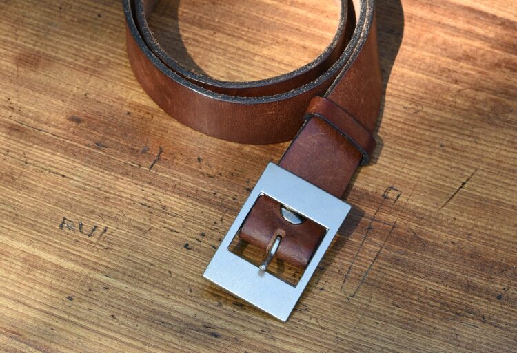 Aztec Beaded Belt with Art Deco Buckle